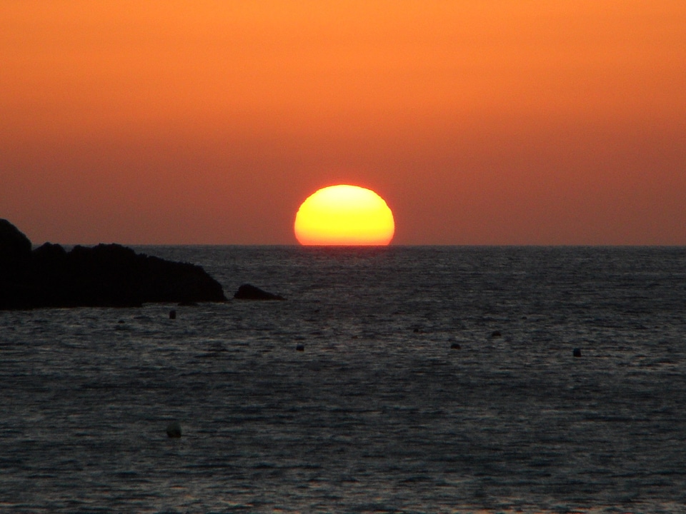 Romance sun abendstimmung