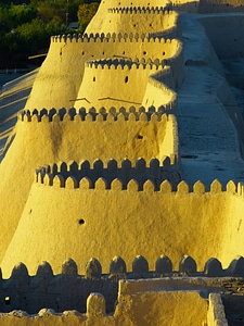 Battlements khiva old