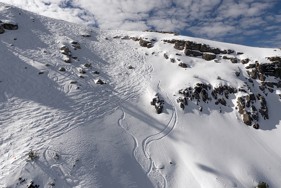 Snow white slopes