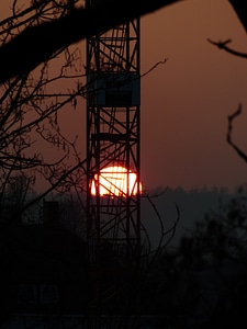 Sun solar disk twilight