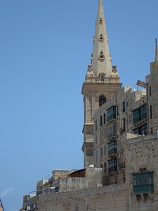 Steeple facades city