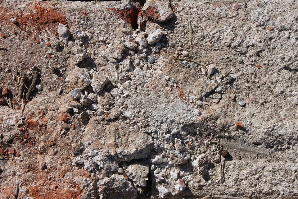 Texture ground sand