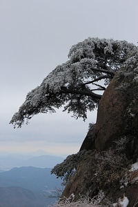 Winter mountain winter climbing