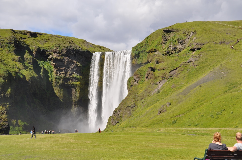 Skogafoss nature landscape