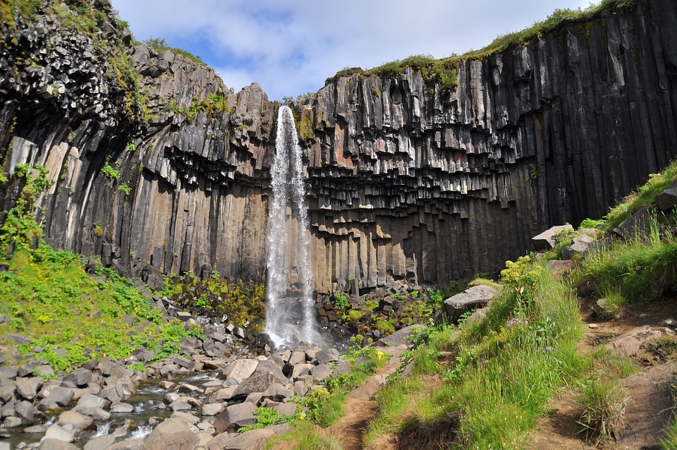 Svartifoss nature landscape