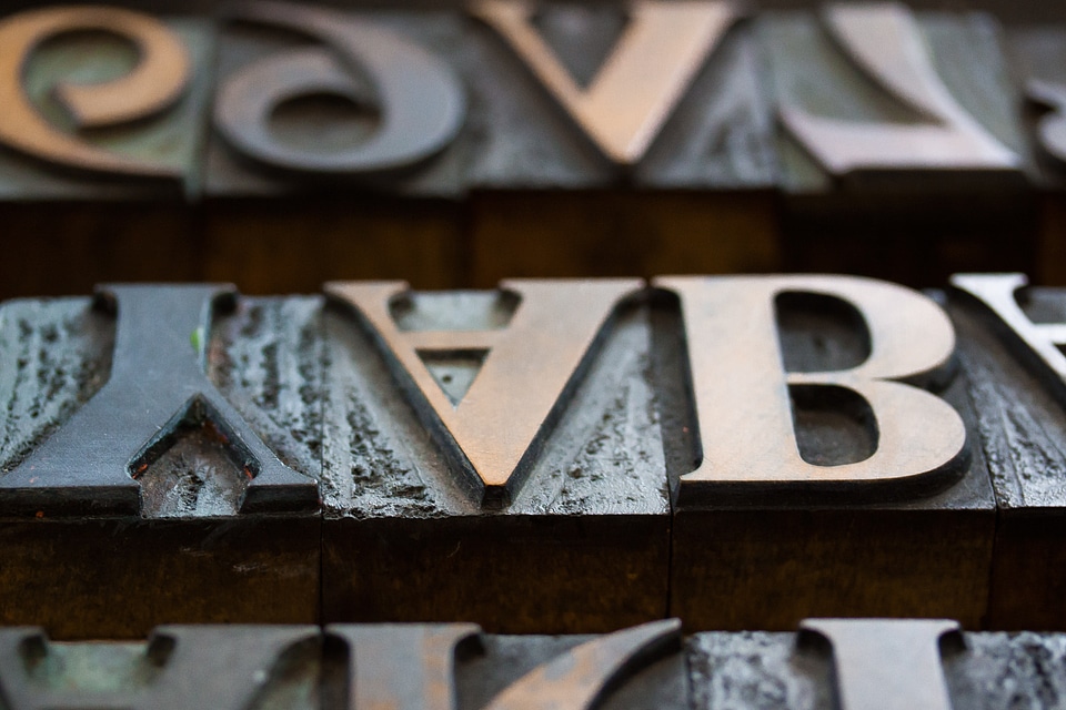 Serifs book printing font