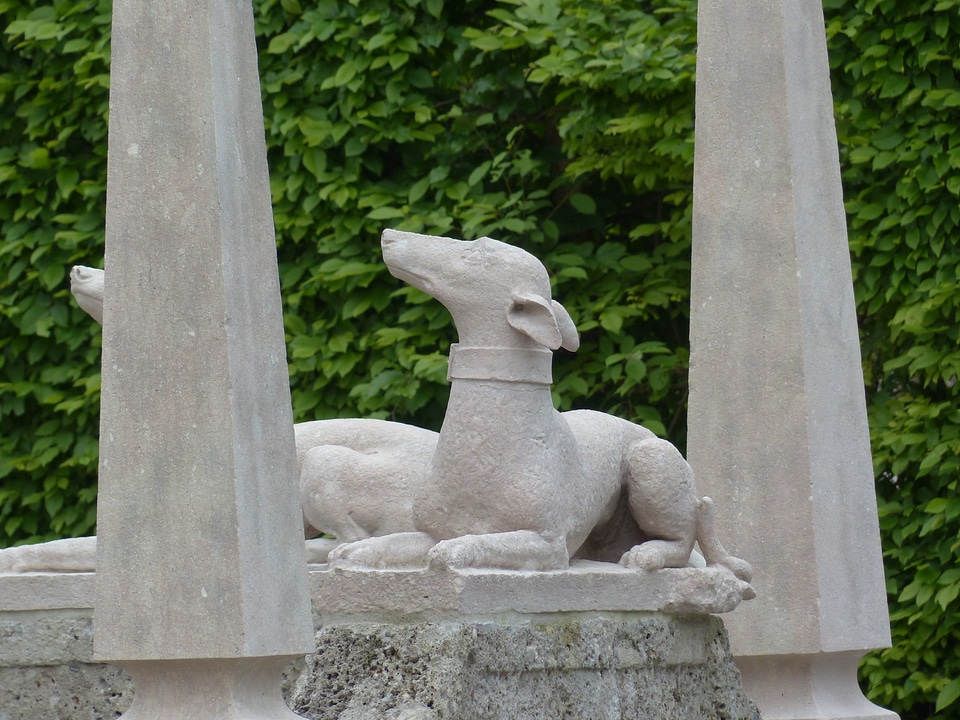 Garden statue hellbrunn mannerist garden
