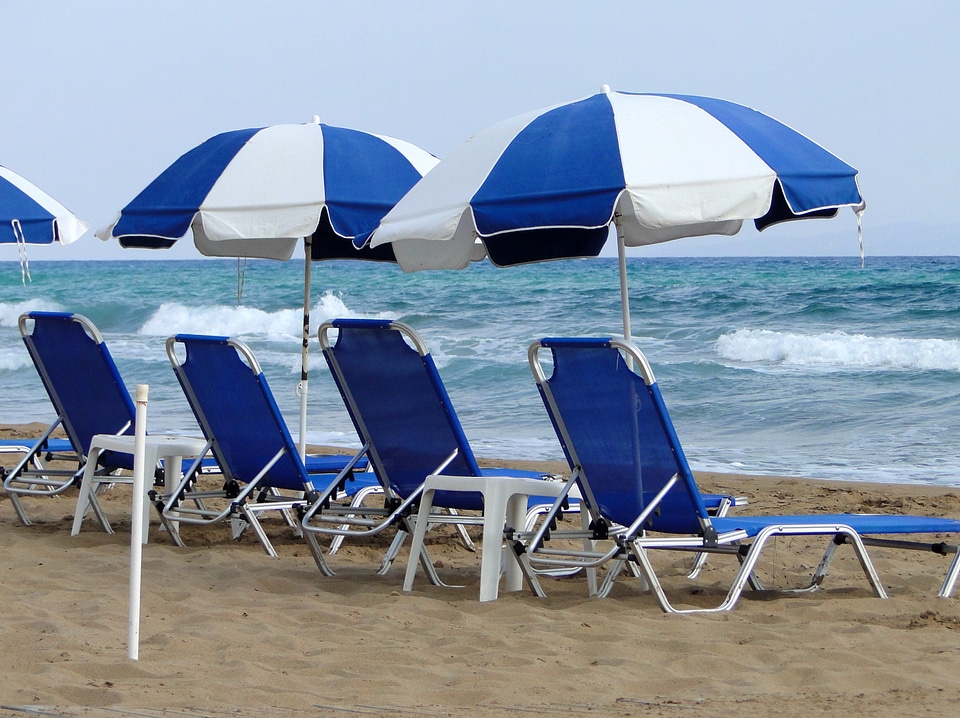 Beach water blue