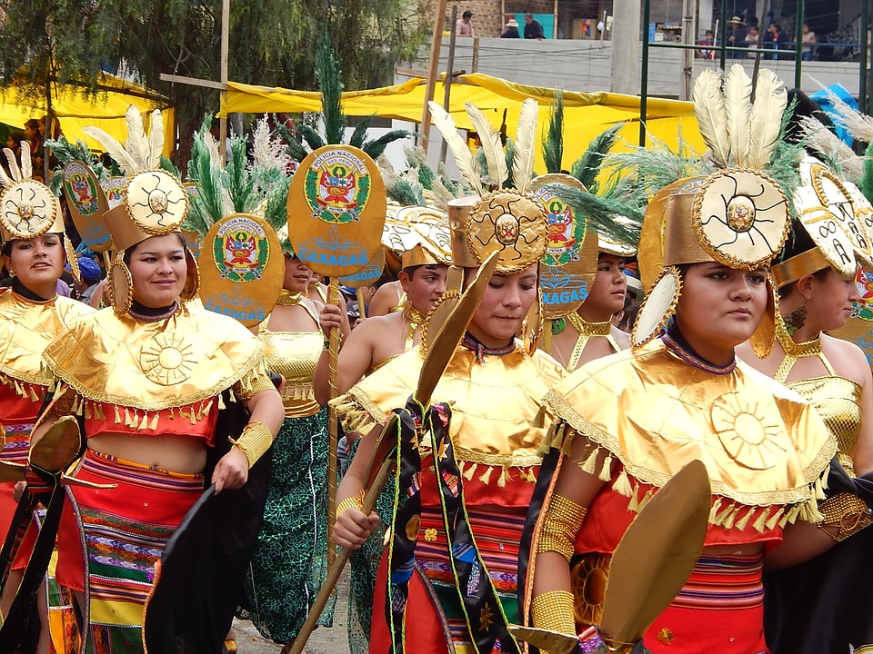 Peru festival parade