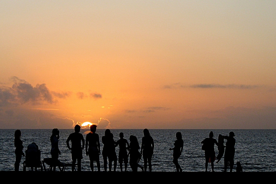 Ocean fun people