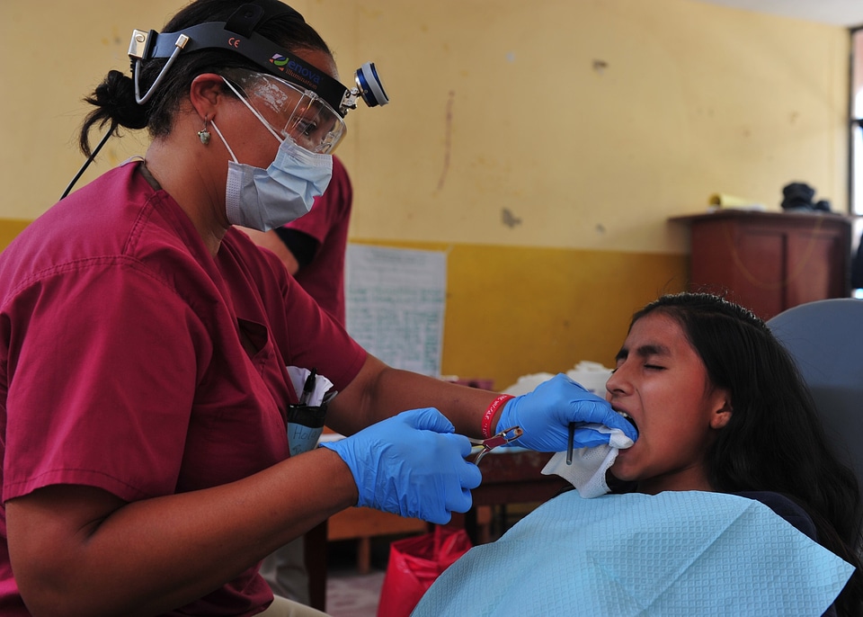 Treatment patient girl