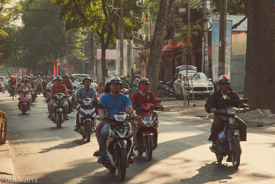 Vietnam motorbikes scooters
