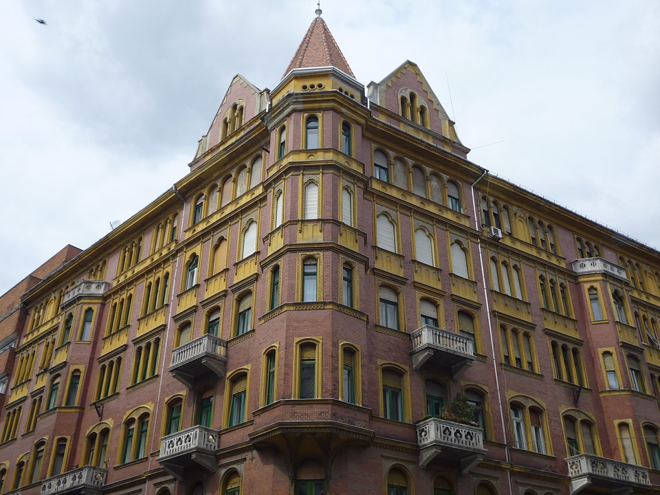 Building fancy facade photo