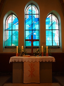 Religion cross wedding photo