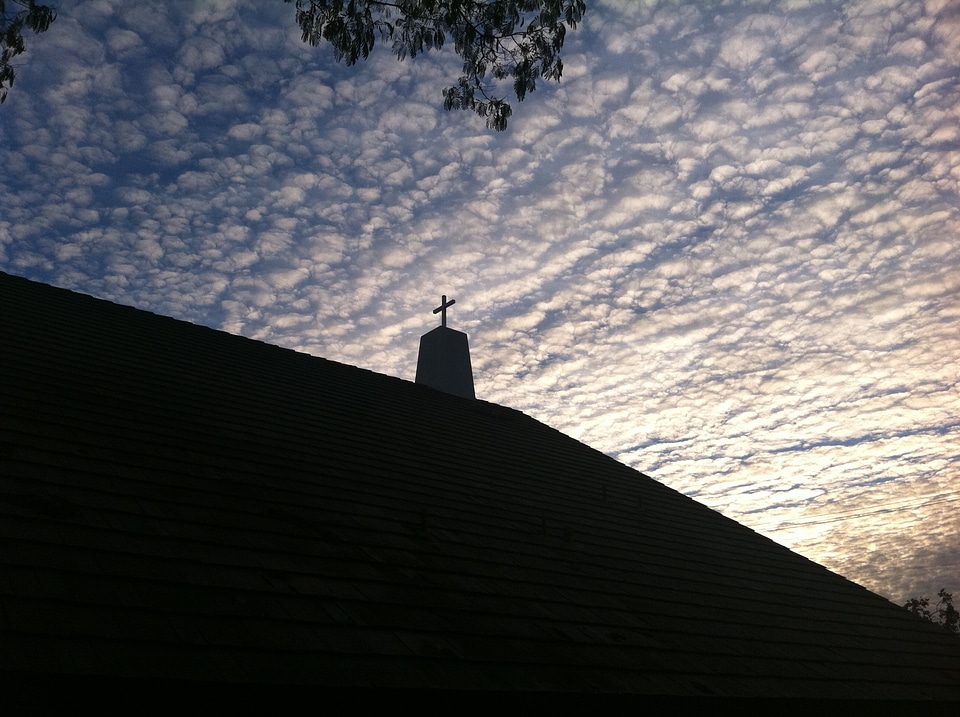 Silhouette sky sunset