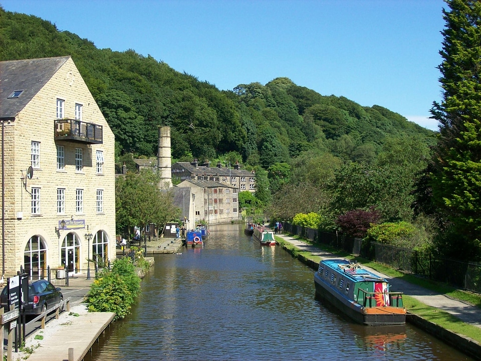 Town village buildings