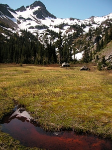 Mountains snow scenic photo