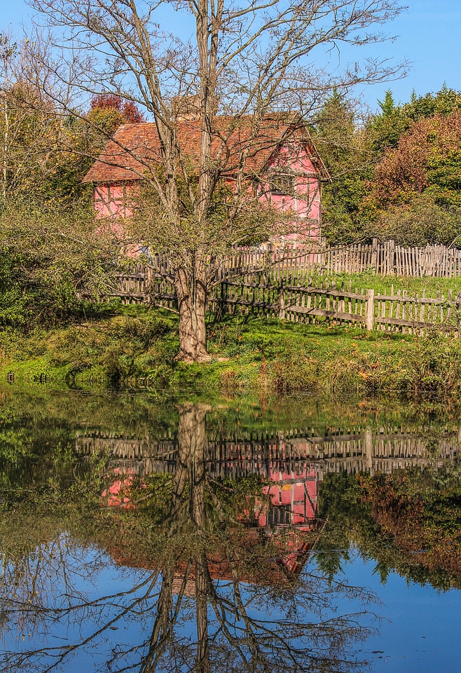 Reflection autumn fall