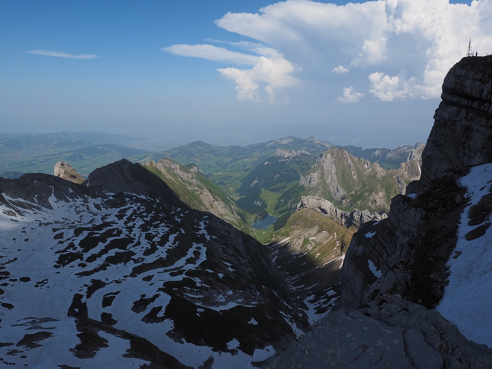 Viewpoint view swiss alps