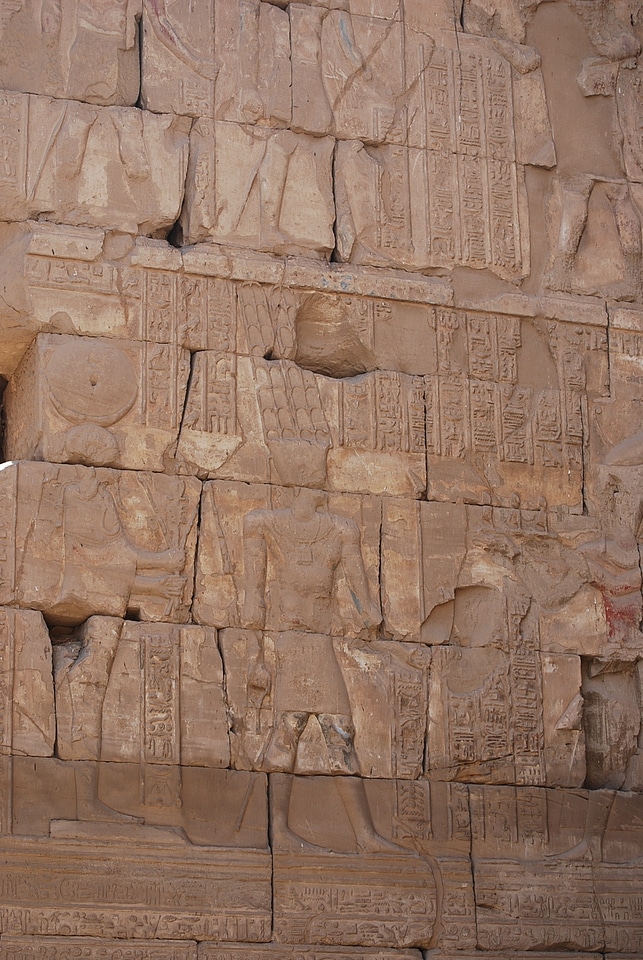 Egypt hieroglyphs temple