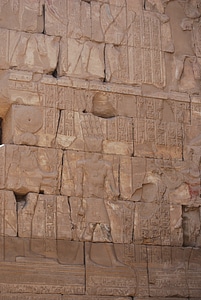 Egypt hieroglyphs temple