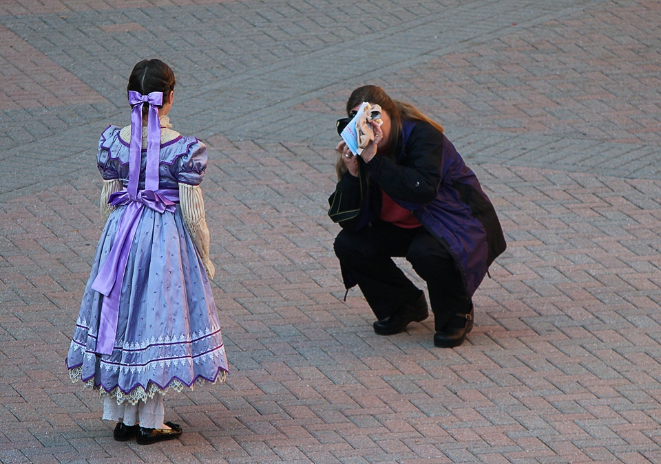 Girl costume camera