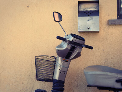 Motorized Wheelchair Basket photo