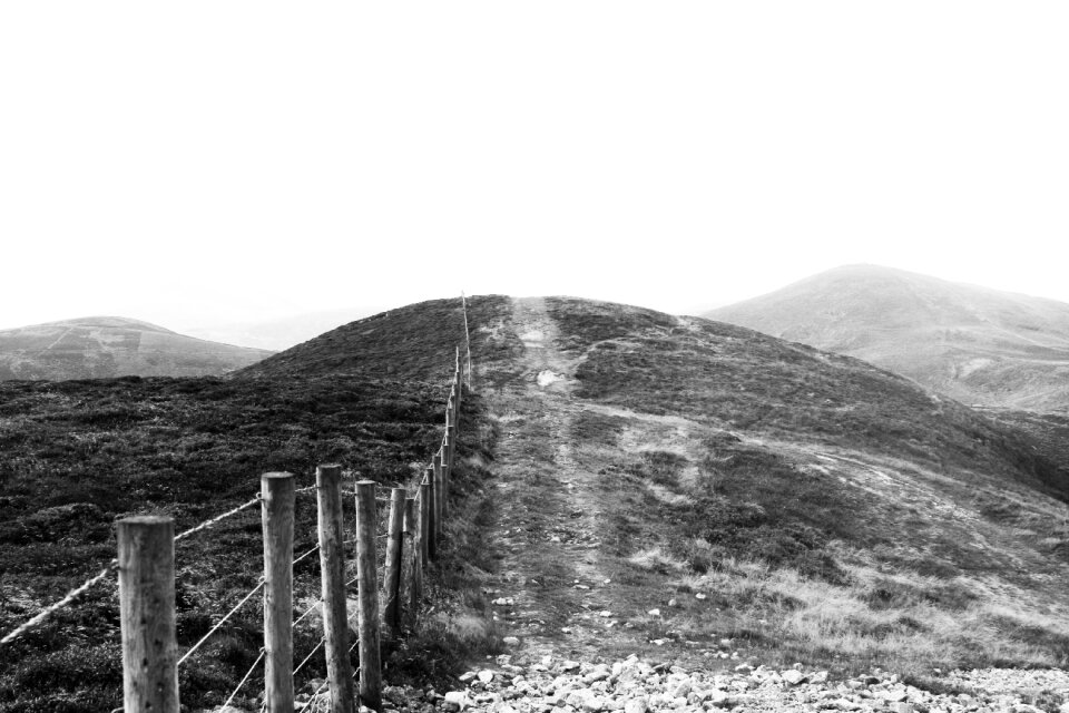 Black And White Hills 