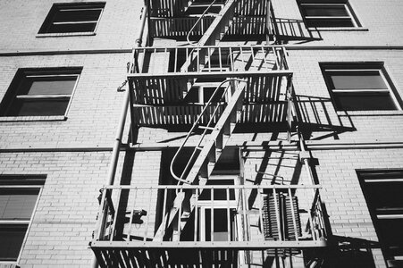 Fire Escape Emergency Stairs photo