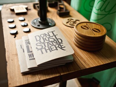 Wood Desk photo