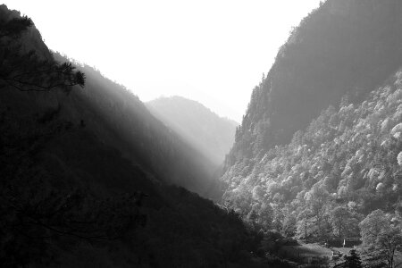 Black And White Hills photo