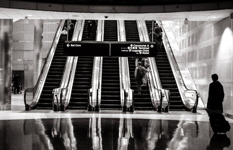 Airport Escalator photo
