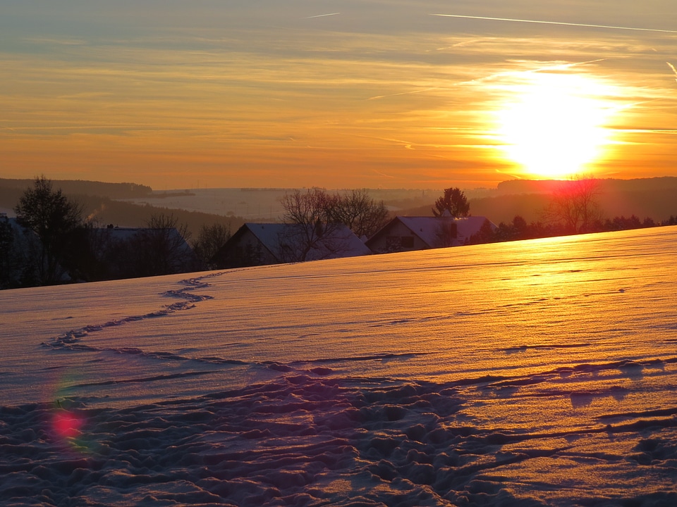 Sunset sun sky