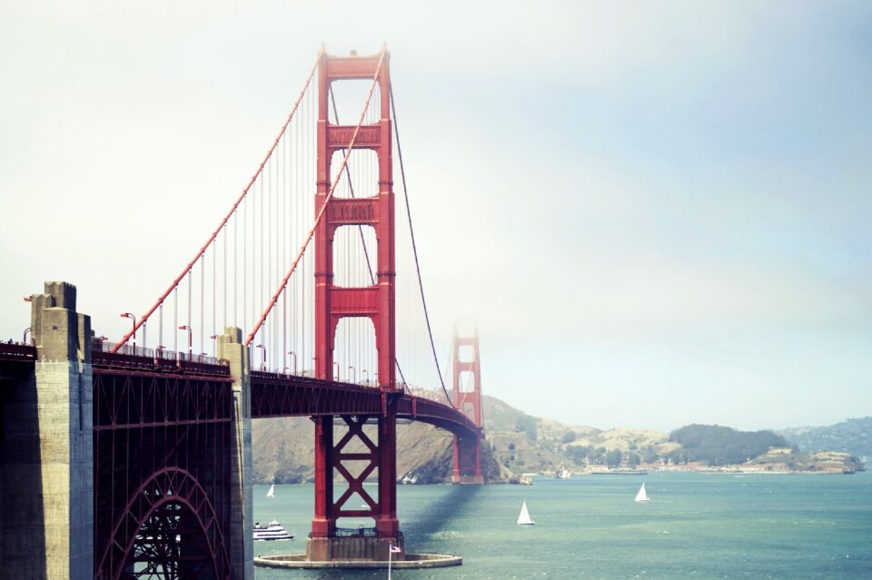 Golden Gate Bridge Red photo