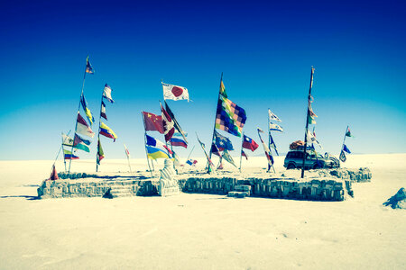 Uyuni Salt Flats Bolivia photo