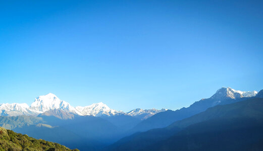 Annapurna Mountain Range Nepal photo
