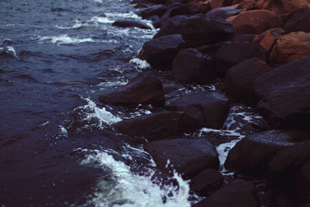Rocks Waves photo