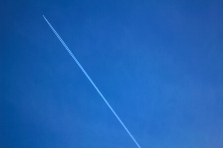 Airplane Contrails photo
