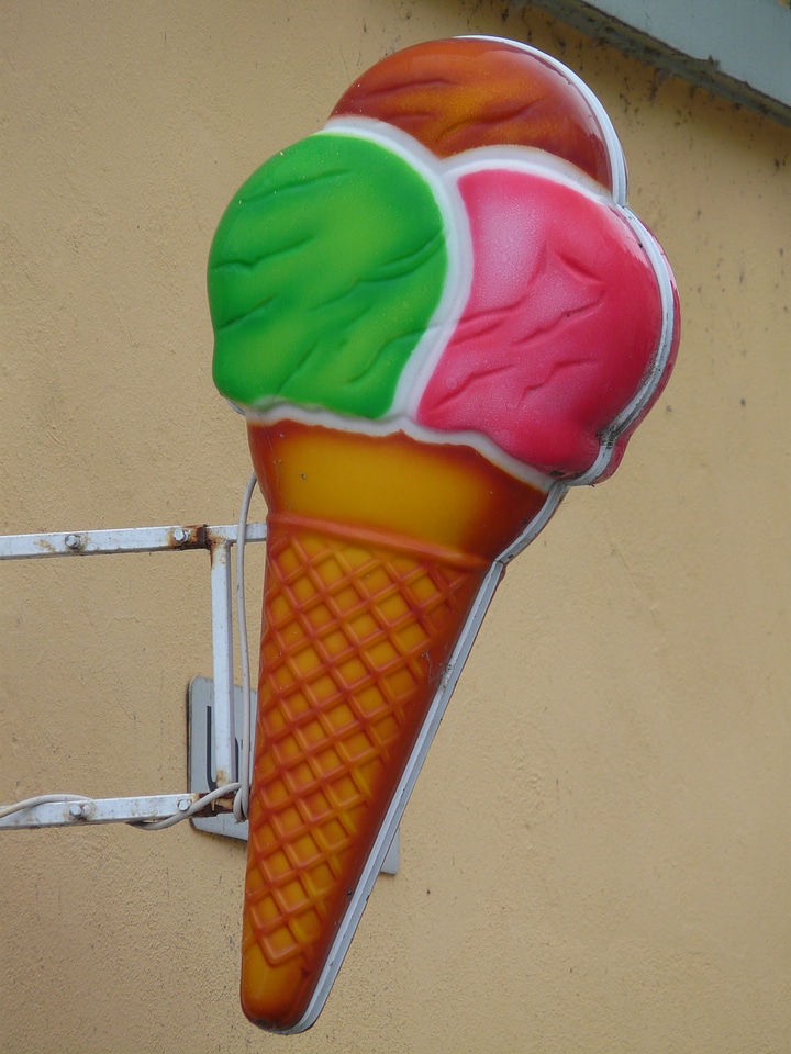 Shield advertising colorful