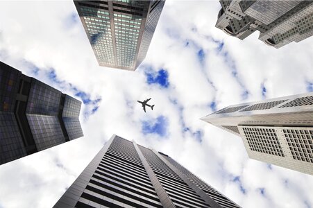 Airplane Sky photo