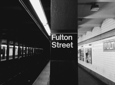 Fulton Street NYC photo