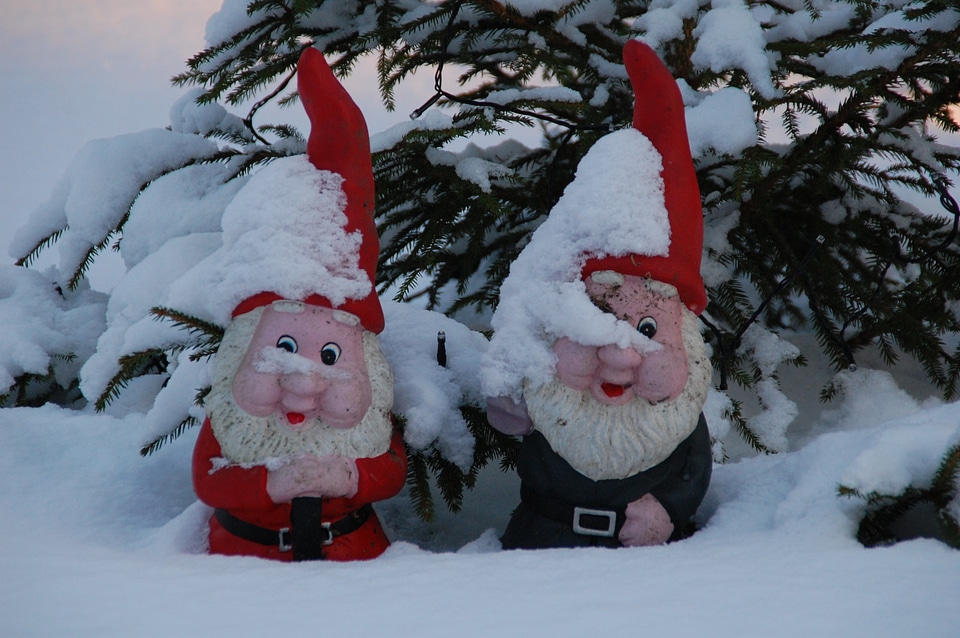 Snow fantasy statue