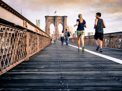 Brookly Bridge Running photo