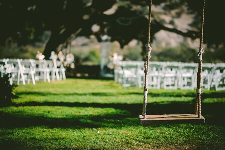 Wedding Reception Swing photo