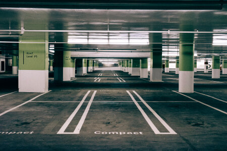 Parking Garage Parking Spaces photo