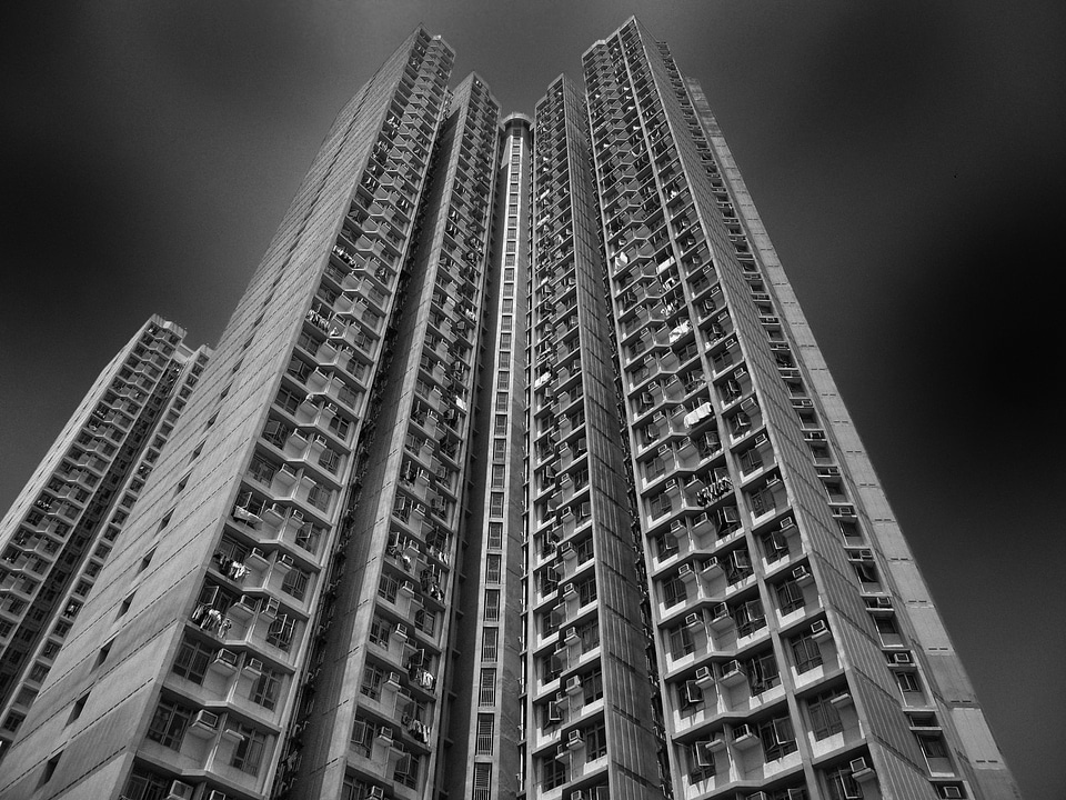 Apartments building skyscraper