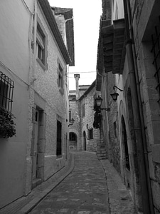 Street cobblestone architecture
