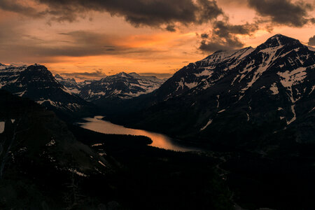 Mountains Sunset photo