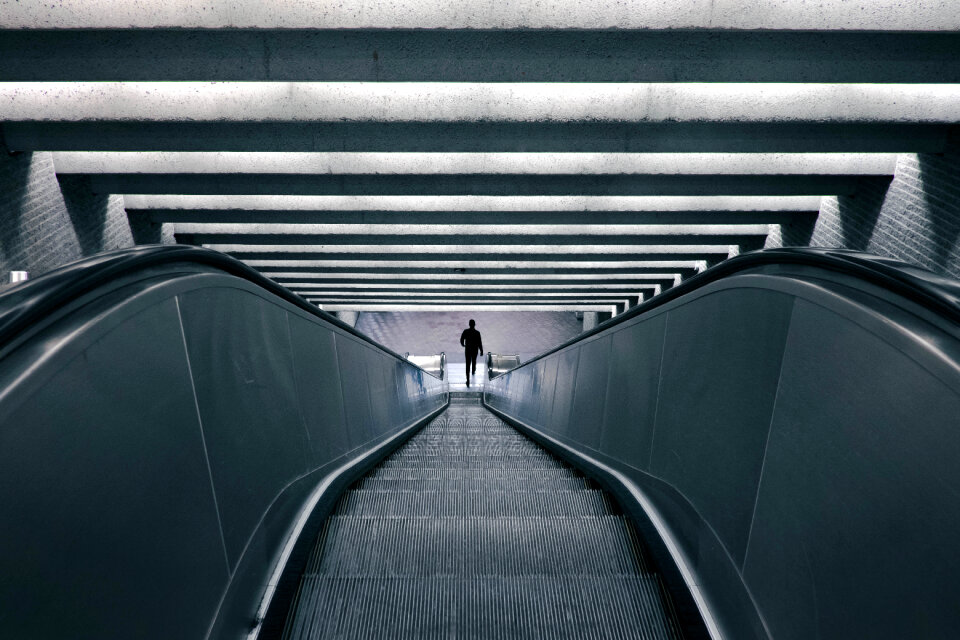 Escalator Subway photo