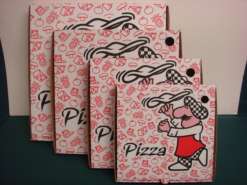 Pizza pizza-boxes food packaging
